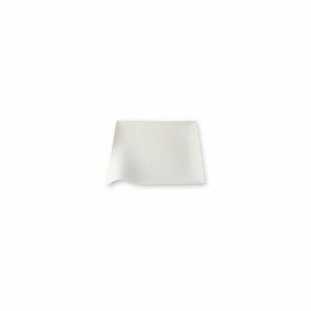 ASEAN 3.25 in. Compostable Plate, White - Small - Square DM-003A